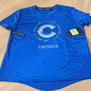 Nike Blue Marathon Finisher Womens Shirt